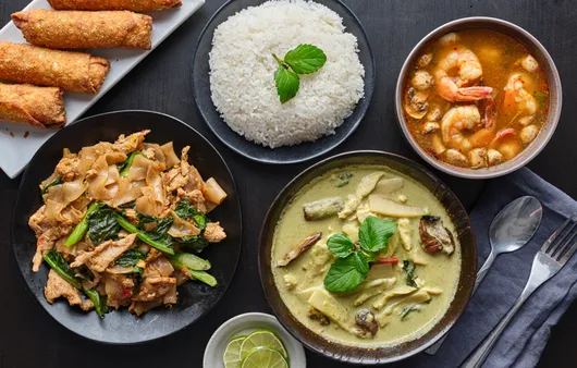 Culinary adaptations of Thai cuisine in various regions